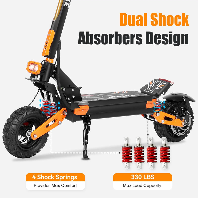 Electric Scooter Z36 5600W Dual Motor 60V 28AH 65KM/H Aluminum Battery 11inch Tire Escooter Folding Off-road Electric Scooters