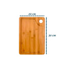 Tábua De Corte Para Carne E Churrasco 30x20 Bambu Dolce Home