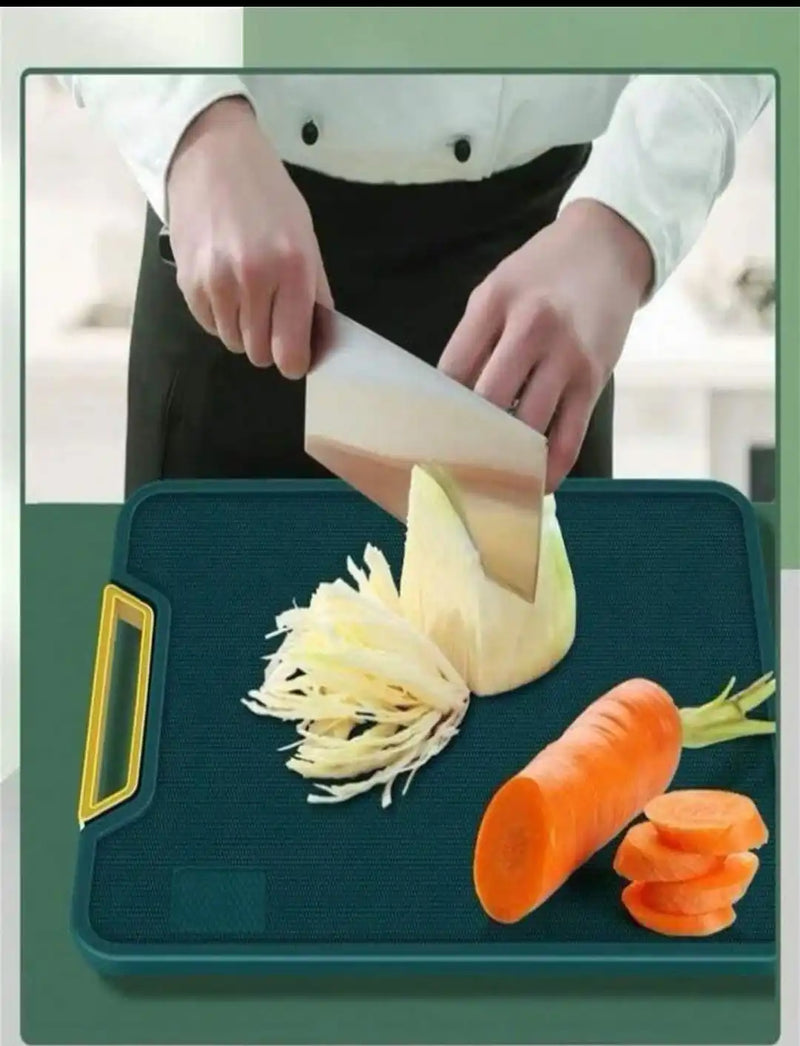 Kit até 3 Tábua de Corte Retangular Antibacteriana À Prova De Mofo Com Alça anti-rachaduras, de cozinha