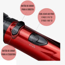 2 in 1 Rotary Brush: Hot Air Compromise and Curler 110V-Efficient Drying and Perfect Modeling for Hair