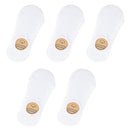 5 Pairs Women Cotton Invisible No show Socks Non-slip Summer Candy Solid Low cut Sock Slipper Fashion Thin Ankle Boat Socks