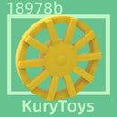 Kury Toys DIY MOC For 18978b 10pcs Building block parts For Wheel Cover 10 Spoke - for Wheel 18976
