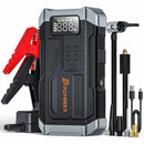 POPDEER PD-JA3 5000A 4-in-1 Jump Starter, 150PSI Air Compressor, 12V USB Powerbank with LCD Display, 10L Gas/8L Diesel