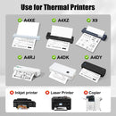 200 sheets of A4 thermal printing paper, fast drying, multi-purpose image printing, compatible with HZTZ logo A4 printers