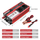 4000W 3000W Power inverter DC 12V to AC 220V transform with 4 USB EU pads Charging with LED display