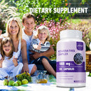 Resveratrol Complex - Antioxidant, Support Overall Health & Metabolism, Promotes Healthy Aging, Skin Health - 120 Capsules