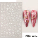 3D Bunny Nail Art Sticker Decals Decorations Easter Egg Design Cute Cartoon Rabbit Flower Nail Stickers Sliders for Manicure