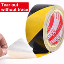 Yellow black warning tape Marking Safety Soft PVC Strong Adhesive Grip tape For Factory Warehouse Stairs warning stickers