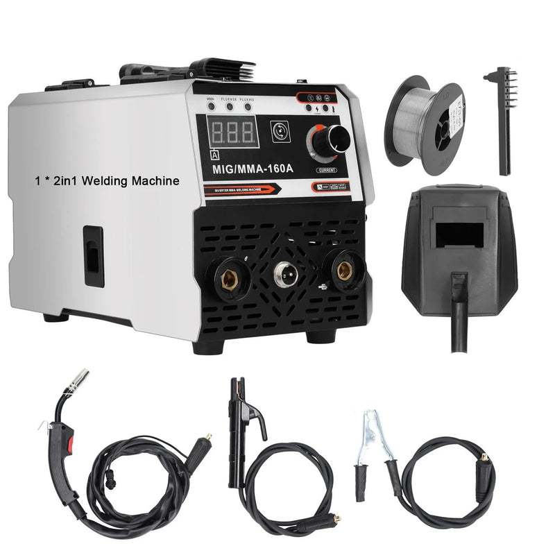 2 In 1 MIG MMA Welding Machine IGBT DC invert Welder Automatic Wire Fe