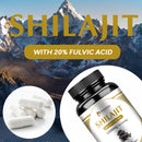 Shilajit 1000mg – Reich an natürlicher Fulvinsäure und Spurenelementen – Verbessert Ausdauer, Konzentration, Gedächtnis und Immungesundheit – 120 Kapseln