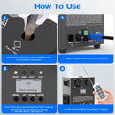Fieryzeal 800W Cold Spark Machine Stage Equipment Cold Flame Sprayer Electronic Spark Machine DMX Control for DJ Party Wedding