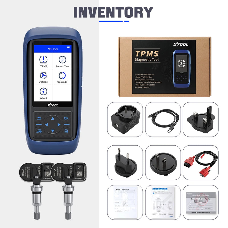 XTOOL TP150 WIFI TPMS Programming Diagnostic Tool Activate All Sensor Work On 315 433MHz Tire Pressure Monitor Read Clear DTCs