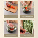 9 In 1 Multipurpose Green Vegetable Cutter Stiler