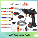 1500W Cordless High Pressure clean Wash Spray Water Gun Car Wash Pressure Water washing Machine for Makita 18V Battery