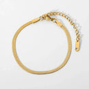 Uworld Stainless Steel Bead Chain Bangle Bracelet Waterproof Jewelry Statement Trendy Golden Metal браслеты на руку Man Girls
