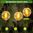 LED String Bulbs Lights Outdoor 20M/30CM/45CM Plastic Bulbs IP44 Courtyard Garden Camping Atmosphere Lighting For Wedding Decor