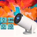 The Room Filler | HY300 Smart Projector with 180 Degree Pivot