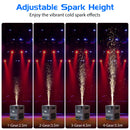 Fieryzeal 800W Cold Spark Machine Stage Equipment Cold Flame Sprayer Electronic Spark Machine DMX Control for DJ Party Wedding