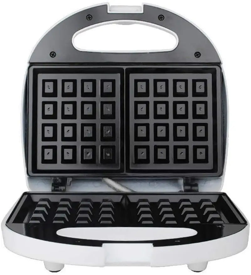 750W double waffle maker with LED indicator