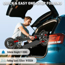 Electric Scooter With Seat 800W Max Speed 45-50km/h Range 35-55km 10inch Off-Road Tires Dual Shock Absorbing Folding EScooter