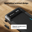 MERACH Walking Pad Quiet Under Desk Treadmills for Home Gym Portable Walking Treadmill with Magnetic Remote Control LED Display