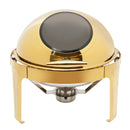 Round Chafing Dish Buffet Set, Buffet Warmers Set, Roll Top Stainless Steel Buffet Warmer for Buffets,Hotel Breakfast and Brunch