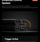 Fosi Audio ZD3 Bluetooth USB Desktop DAC ARC Input, ES9039Q2M Fully Balanced Digital Decoder for Stereo Amplifier with Remote