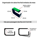 4 PCs Cable Organizer Self Adhesive Desk Organizer Wire Fastener Cable Management