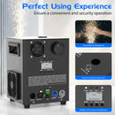 Fieryzeal 800W Cold Spark Machine Stage Equipment Cold Flame Sprayer Electronic Spark Machine DMX Control for DJ Party Wedding