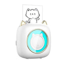 C23 Bluetooth Thermal Photos Printer LED Ambient Light Flashes Portable MINI Wireless HD Inkless Printing Self-adhesive Paper