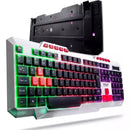 Gamer Knup Kp Te120 LED RGB Abnt2 White Keyboard Lighting Keys Portuguese Brazil High Performance Computer Notebook Home