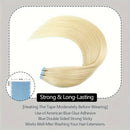 Tape in Hair Extensions Human Hair Bleach Blonde 18Inch Human Hair Extensions Tape in Blonde Tape in Hair Extensions Human Hair