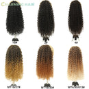 Rabo de Cavalo Curtos Ondas Profundas Cabelo Fibra Proteica Orgânica de Alta Qualidade Afro Cacheado 60cm100g "PATRICIA"-MODA