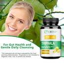 Triphala Kapseln - Energie-Booster, Verdauungsfördernd, Darmreiniger, Antioxidans - 120 Kapseln