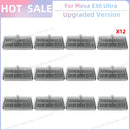Passend für (Dreame Mova E30 Ultra / Trouver E30 Ultra) Staubsaugerteile Haupt-Dreischneider-Walze Seitenbürste Hepa-Filter Wischmopptuch Staubbeutel
