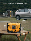 The Nomad Press | Dual-Power 110V-230V Portable Air Compressor