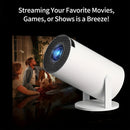 The Room Filler | HY300 Smart Projector with 180 Degree Pivot