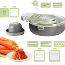 9 In 1 Multipurpose Green Vegetable Cutter Stiler