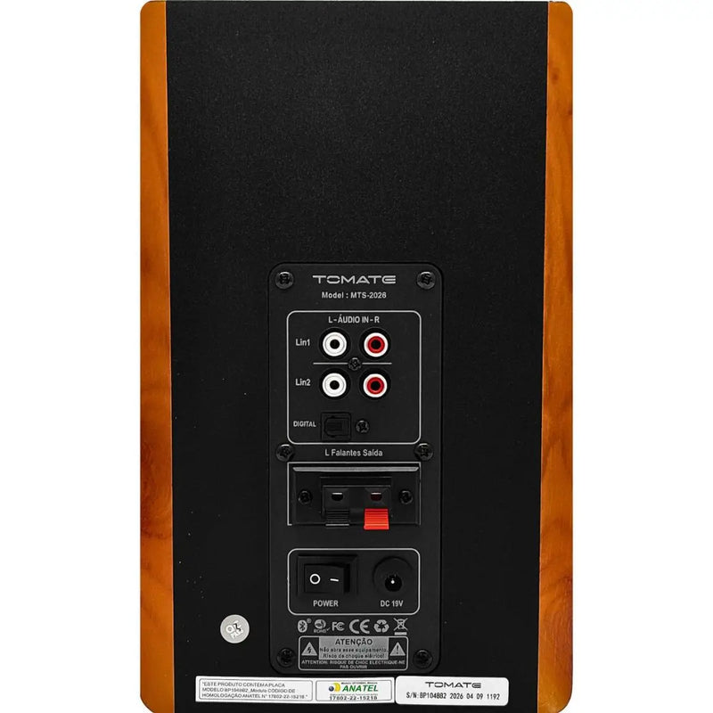 Tomato Speaker Audio Monitor with Bluetooth Professional Black 110V/220V Portable Speaker Speaker