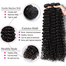 MSMV 15A Deep Wave Bundles European Human Hair Deep Weave Bundles 3 Pcs Lot Natural Color Human Hair Extensions For Women