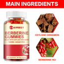 Berberine Gummies - with Ceylon Cinnamon - Immune Support, Metabolism and Gastrointestinal Function - 100 Gummies