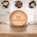 Disposable Air Fryer Shape, Paper Liner, Barbecue Plate, Round Oven Pan, Fryer, Microwave