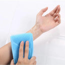 Sponge Silicone Massager Brush Bath Wash Body Skin Deep Cleaning Exfoliating Soft Antibacterial Relaxing Hygiene