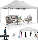 Gazebo 3x4.5m Waterproof Stable Outdoor Foldable Garden Gazebo without sidewall, for Party Tent, UV Protection 50+