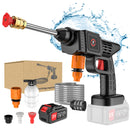 Wireless high pressure water gun, 21V, 70bar, foam production, 20000rpm, car wash gun for Auto, Home Garden Machine Tool