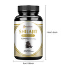 Shilajit 1000mg – Reich an natürlicher Fulvinsäure und Spurenelementen – Verbessert Ausdauer, Konzentration, Gedächtnis und Immungesundheit – 120 Kapseln