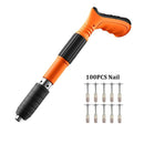Mini Steel Nail Gun With 100PCS Nail Manual Rivet Gun Concrete Wall Anchor Wire Slotting Service Wall Wall fastenter Rivet