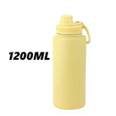 Garrafa Térmica 1200ml garrafa macaron espacial Quente & Frio Com Isolamento Térmico De Grande Capacidade