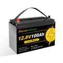Foursun 12V 100Ah/200Ah/300Ah LiFePO4 Battery with Low-Temp BMS Protection, 4500+ Cycles for Motorhome/Solar/Camping