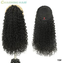 Rabo de Cavalo Curtos Ondas Profundas Cabelo Fibra Proteica Orgânica de Alta Qualidade Afro Cacheado 60cm100g "PATRICIA"-MODA